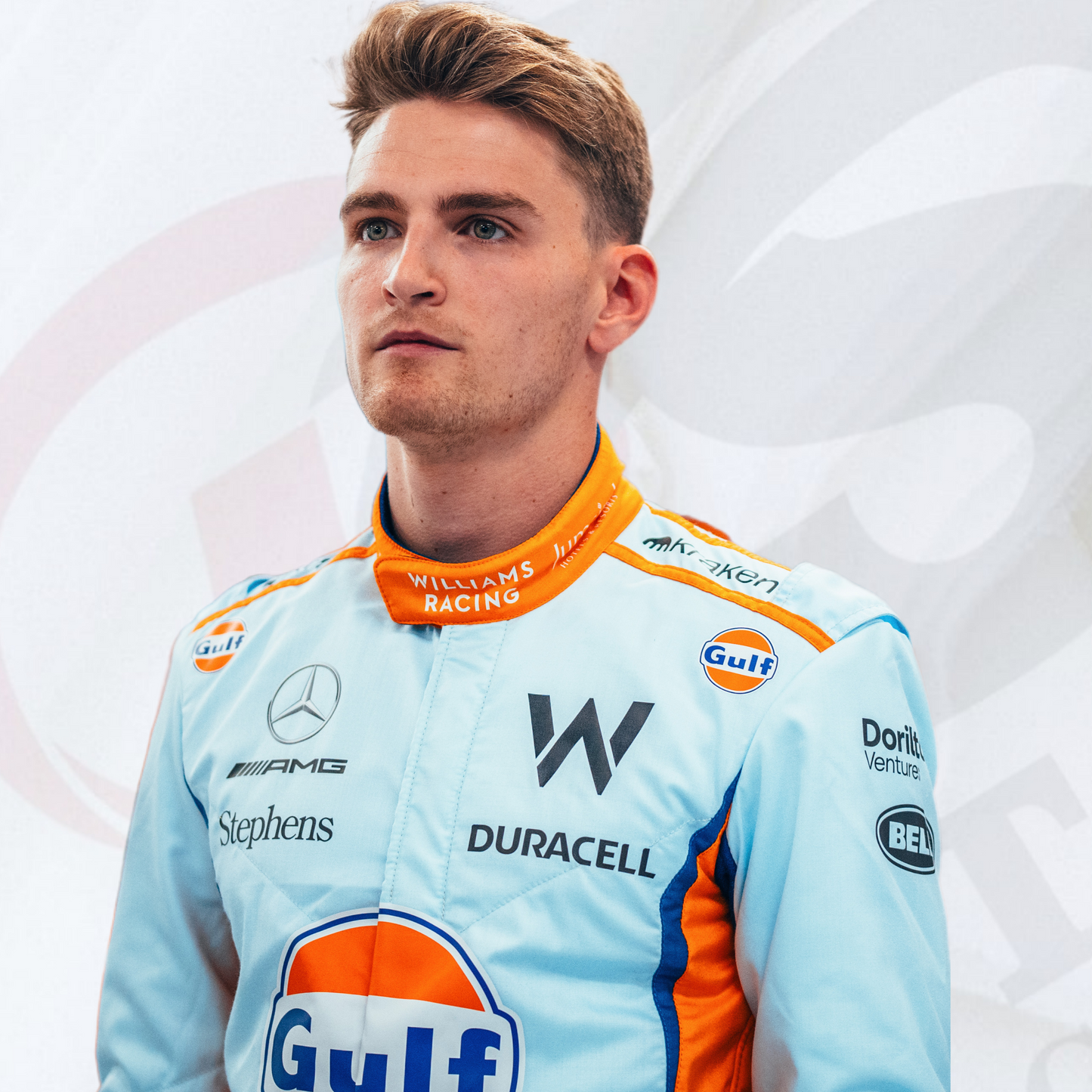 Logan Sargeant Gulf williams F1 Race Suit Singapore GP 2023 - Rental Sports