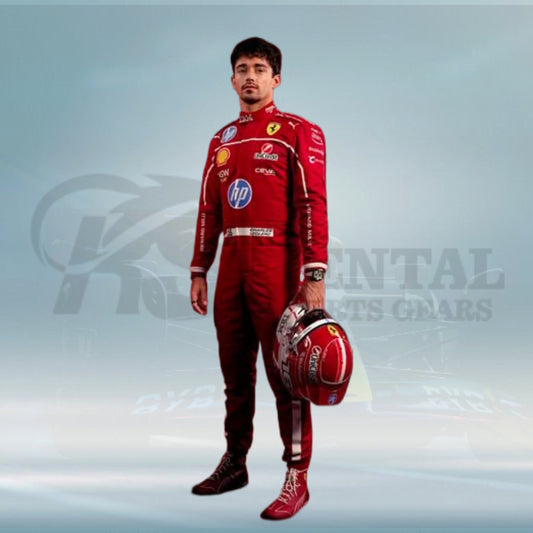 2025 Scuderia Ferrari HP Formula one Racing Suit Charles Leclerc