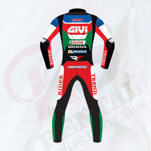 ALEX MARQUEZ HONDA LCR MOTOGP 2021 LEATHER RACE SUIT - Rental Sports
