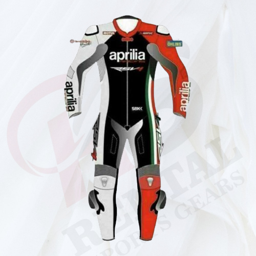 APRILIA MOTOGP RACE Leather Motorbike Racing SUIT - Rental Sports