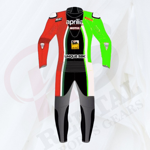APRILIA MIAMI MOTORCYCLE LEATHER Racing SUIT - Rental Sports