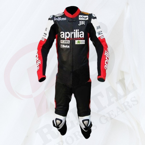 APRILIA RACING MAX3 MOTORCYCLE LEATHER MOTOGP Racing SUIT - Rental Sports