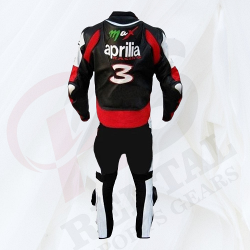 APRILIA RACING MAX3 MOTORCYCLE LEATHER MOTOGP Racing SUIT - Rental Sports