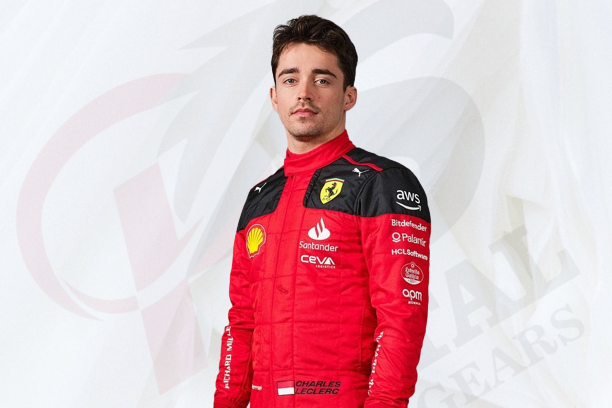 F1 Charles Leclerc Ferrari 2023 Suit Race Suit - Rental Sports