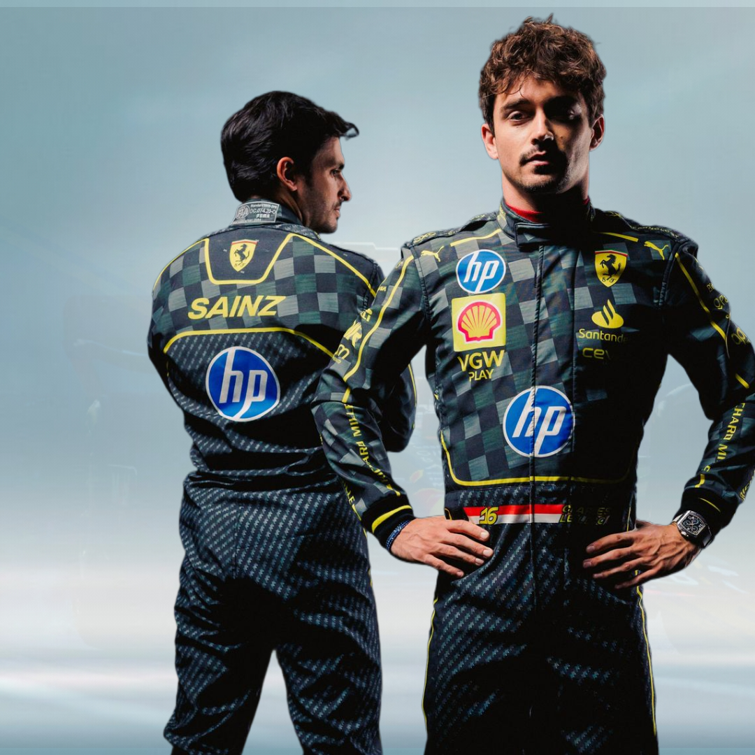 charles leclerc Scuderia Ferrari HP's carbon-fibre race suits Italian Grand Prix