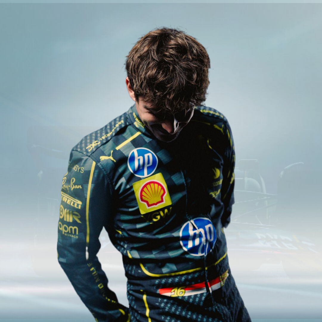 charles leclerc Scuderia Ferrari HP's carbon-fibre race suits Italian Grand Prix - Rental Sports