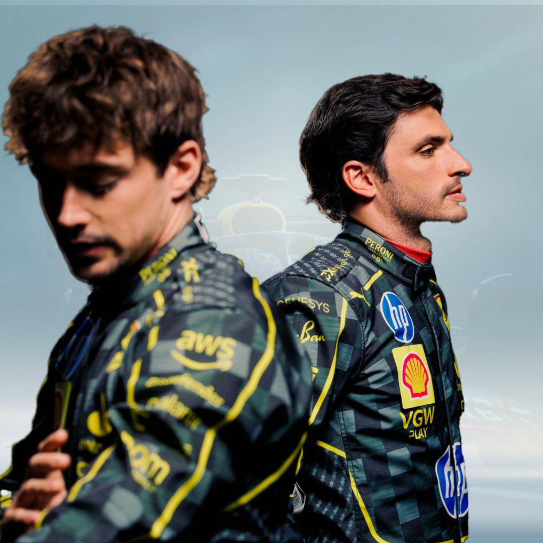 Scuderia Ferrari HP's Carlos Sainz carbon-fibre race suits Italian Grand Prix - Rental Sports