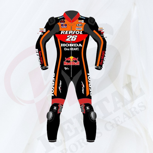 DANI PEDROSA 26 HONDA REPSOL BLACK MotoGp Race SUIT 2017 - Rental Sports