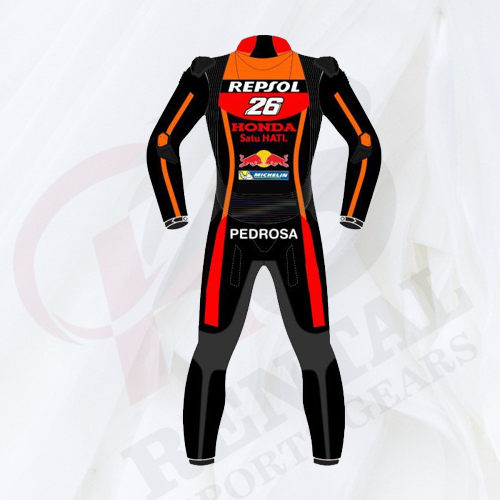 DANI PEDROSA 26 HONDA REPSOL BLACK MotoGp Race SUIT 2017 - Rental Sports