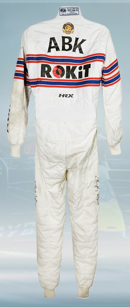 2019 James Davison Race Winning British GP Classic Team Lotus Masters F1 Suit