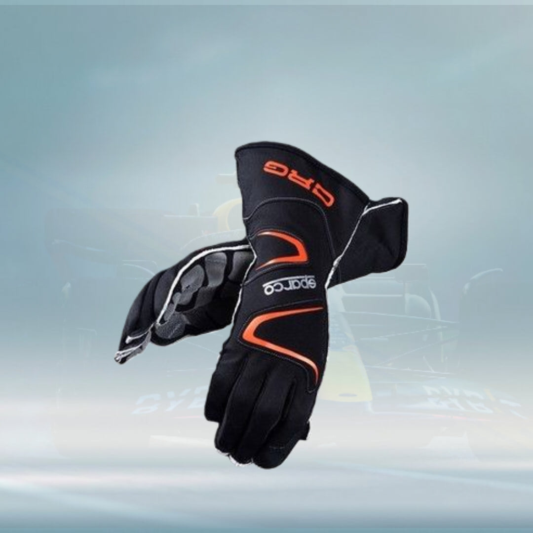 Kart Gloves CRG Black Long F1 Replica CRG Gloves