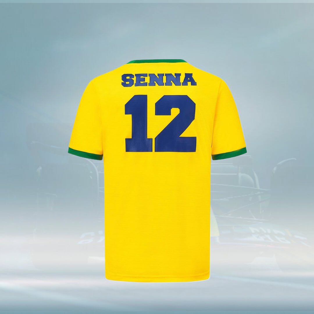2022 Ayrton Senna Brazil Mens Sports T-shirt - Rental Sports