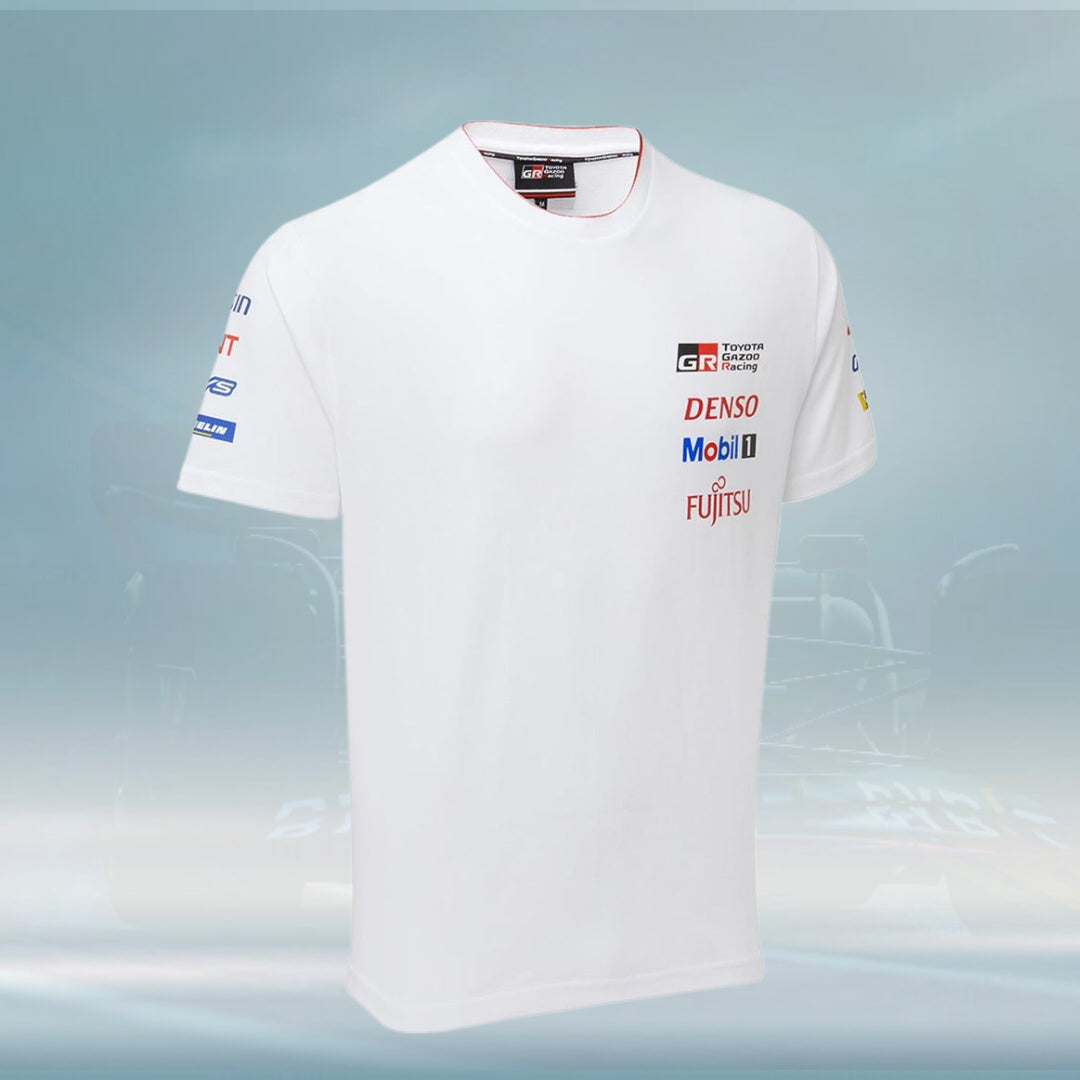 2022 Team Japan WEC Toyota Gazoo Racing Men's T-Shirt White - Rental Sports