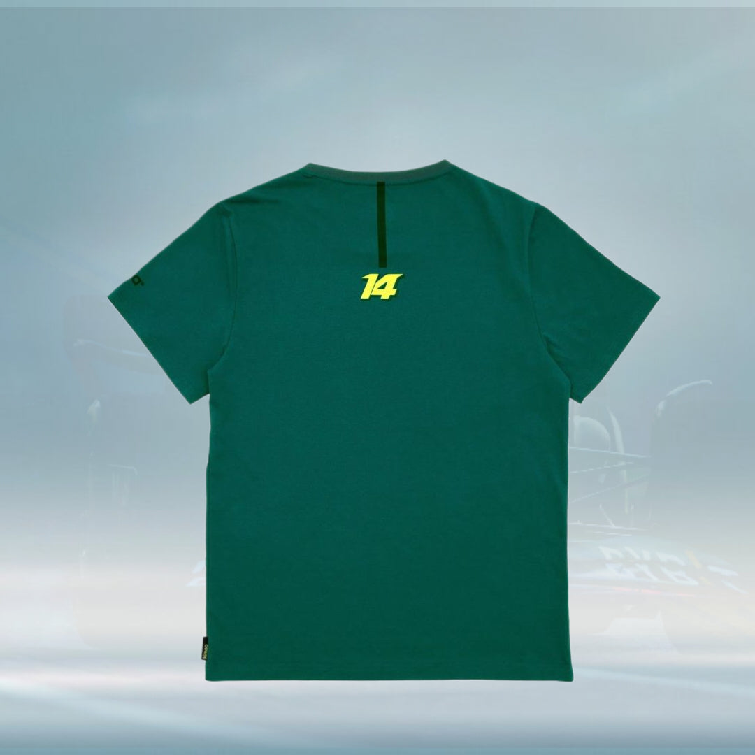 2023 Aston Martin UK F1 Kids Alonso Kimoa T-shirt green - Rental Sports
