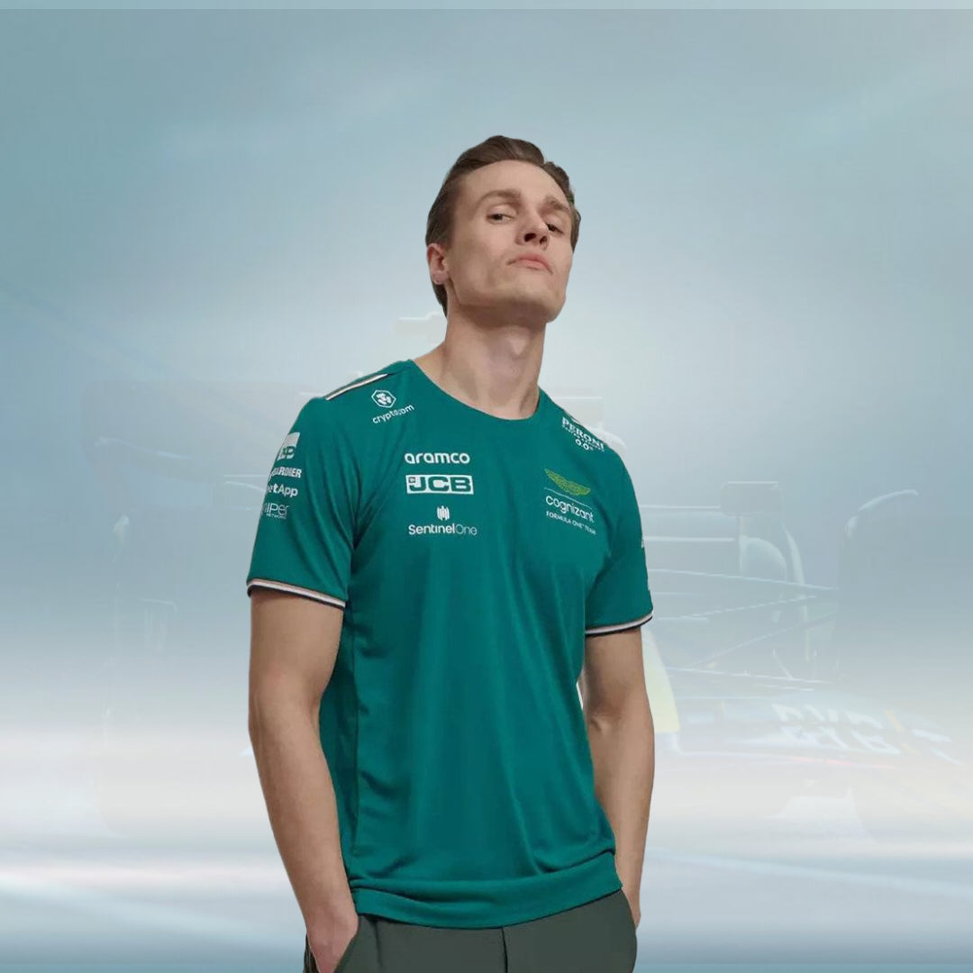 2023 Aston Martin UK F1 Mens Team t-shirt - Rental Sports