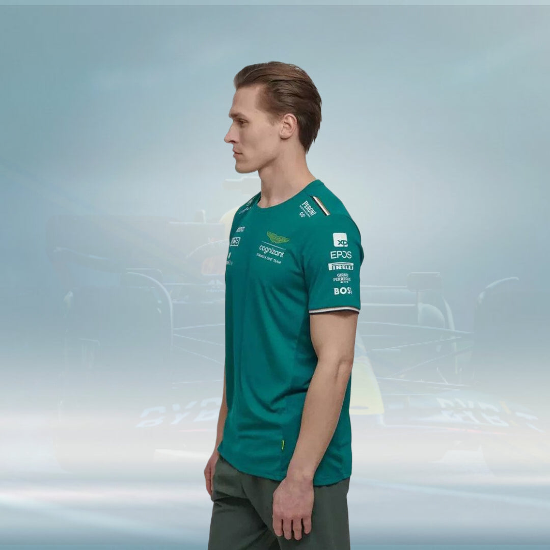 2023 Aston Martin UK F1 Mens Team t-shirt - Rental Sports