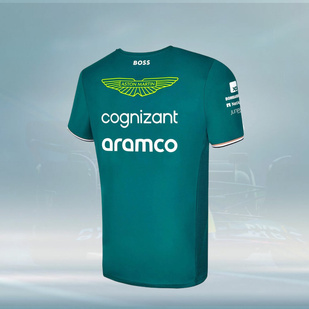 2023 Aston Martin UK F1 Mens Team t-shirt - Rental Sports