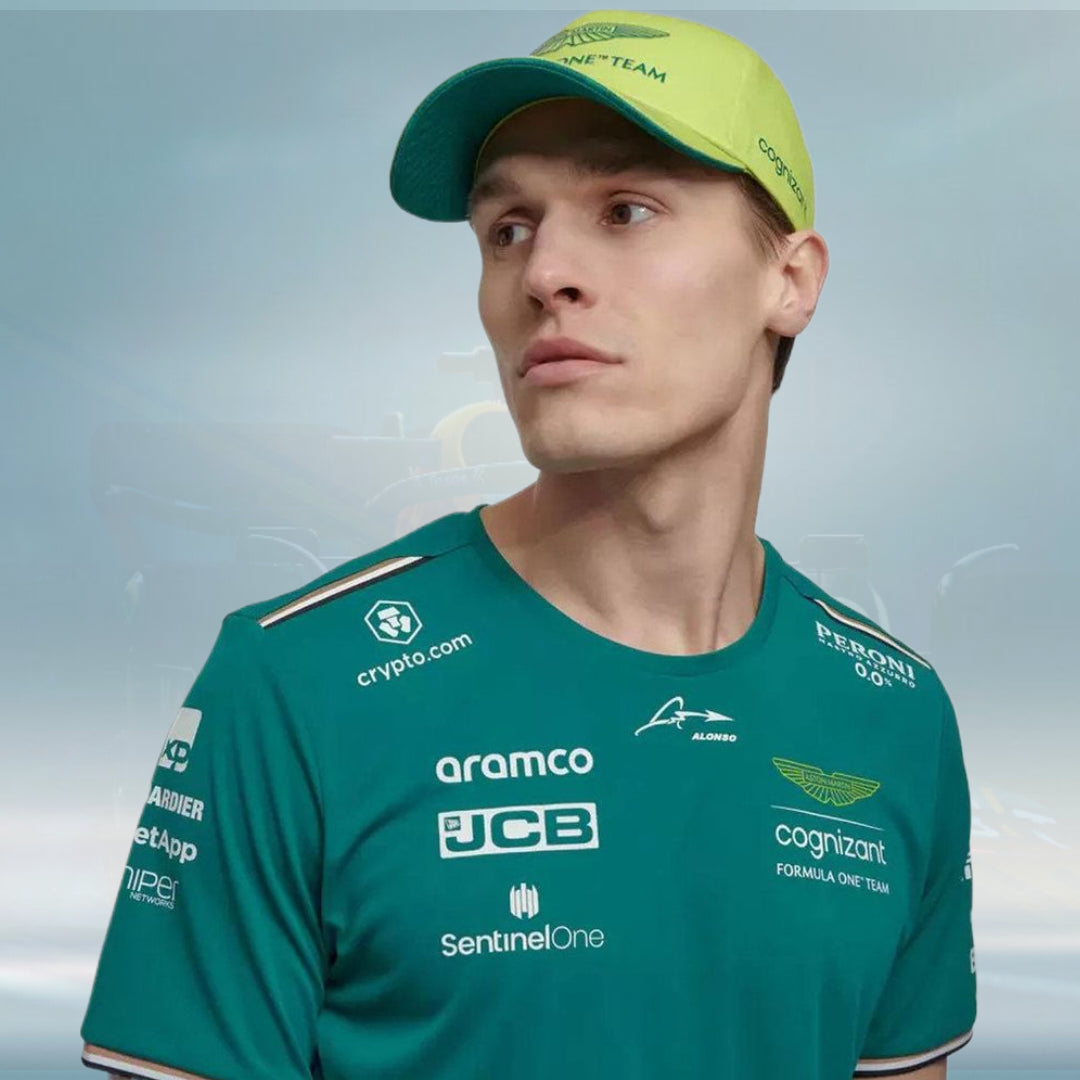 2023 Aston Martin UK F1 Mens Alonso Team T-shirt - Rental Sports