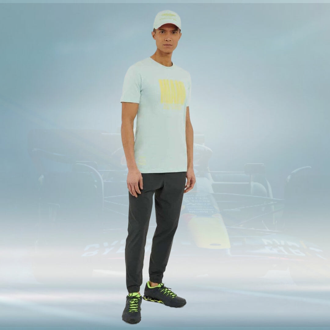 2023 Aston Martin UK F1 Mens Miami T-shirt blue - Rental Sports