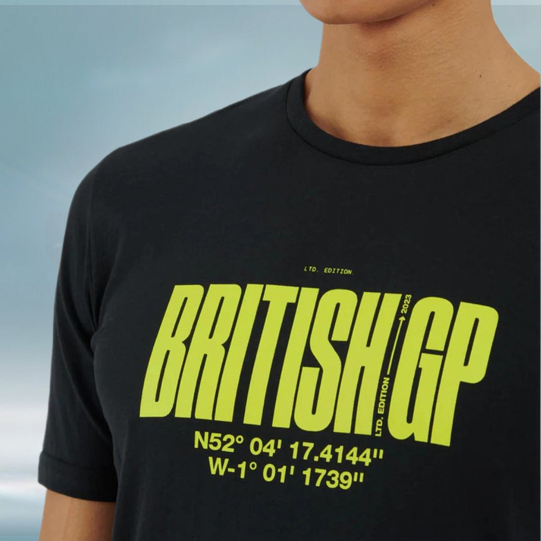 2023 Aston Martin UK F1 Mens Silverstone T-shirt black - Rental Sports