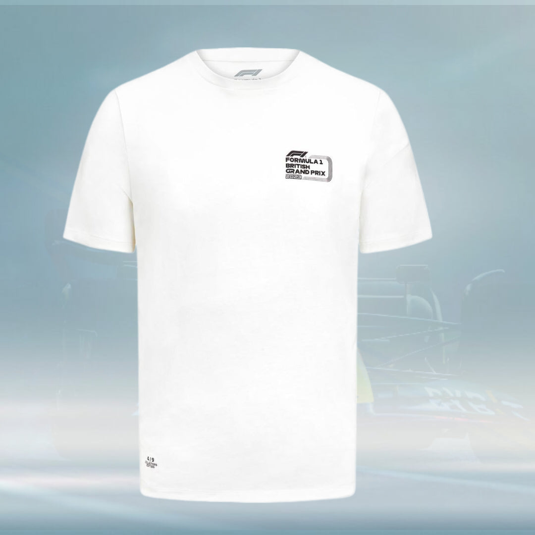 2023 Formula 1 Mens Silverstone RS T-shirt White - Rental Sports