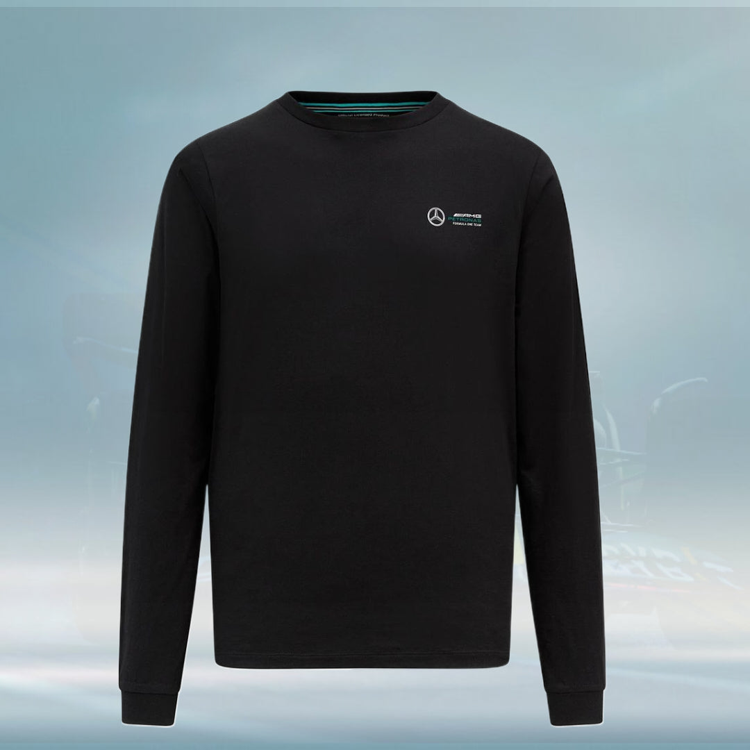 2023 Mercedes AMG F1 Mens Classic Longsleeve T-shirt - Rental Sports