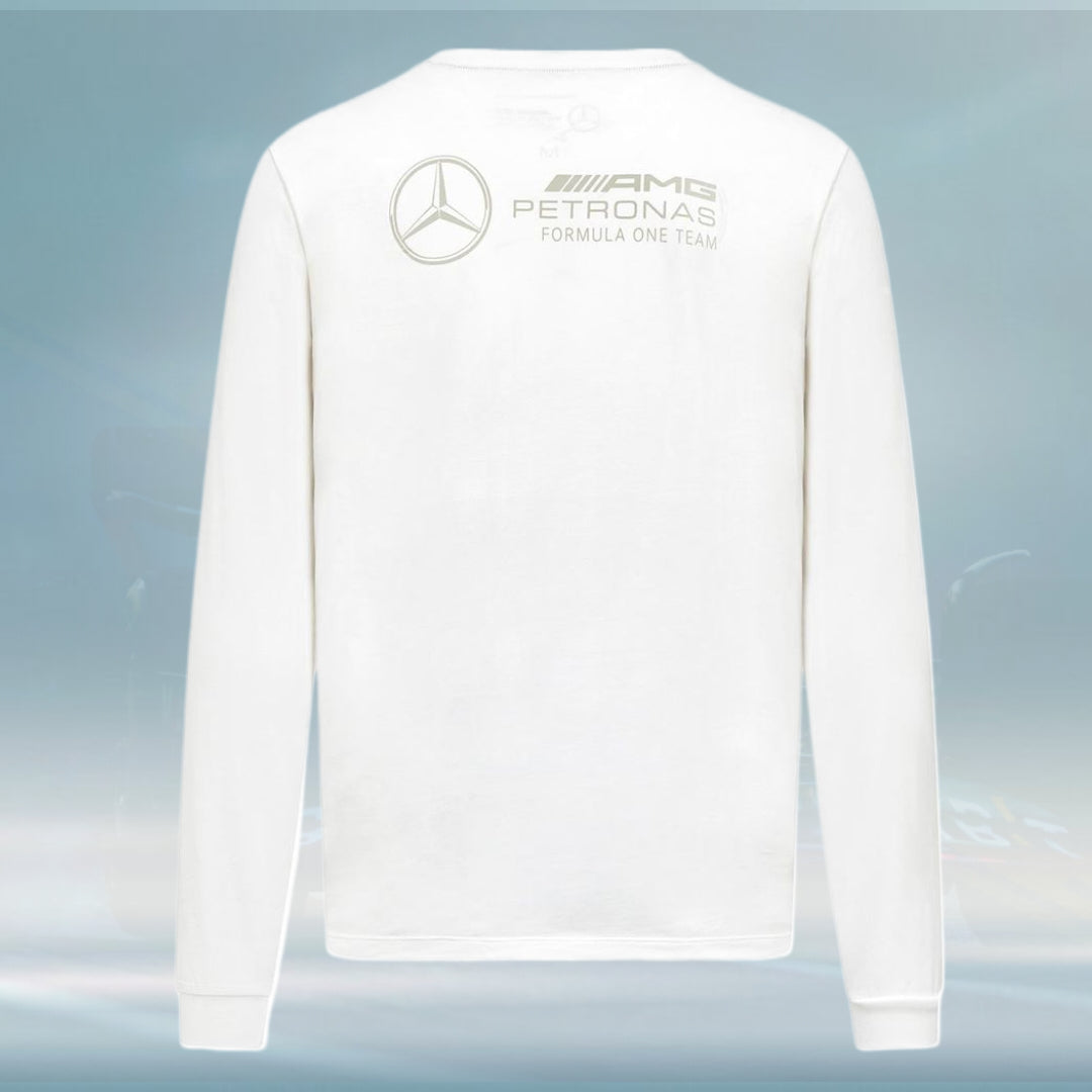 2023 Mercedes AMG F1 Mens Classic Longsleeve T-shirt - Rental Sports