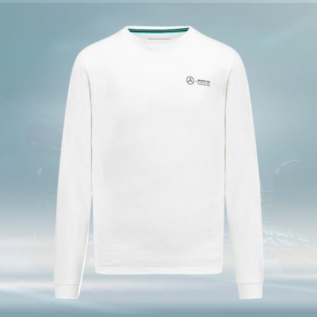 2023 Mercedes AMG F1 Mens Classic Longsleeve T-shirt - Rental Sports
