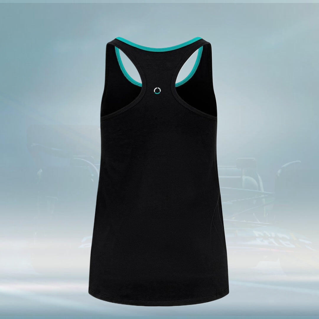 2023 Mercedes AMG Germany F1 Ladies Racerback Vest Black - Rental Sports