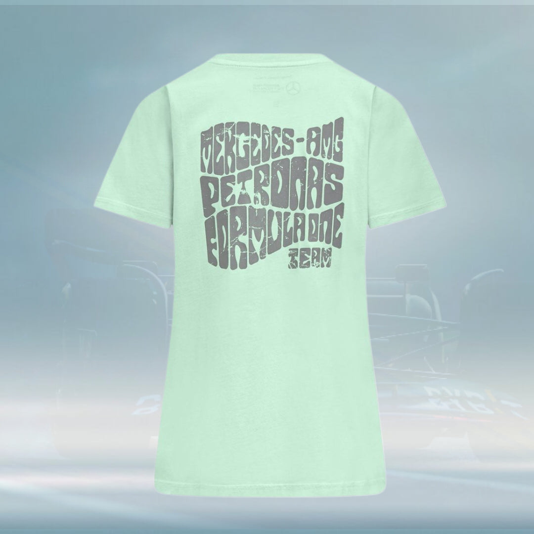 2023 Mercedes AMG Germany F1 Ladies Retro T-shirt - Rental Sports