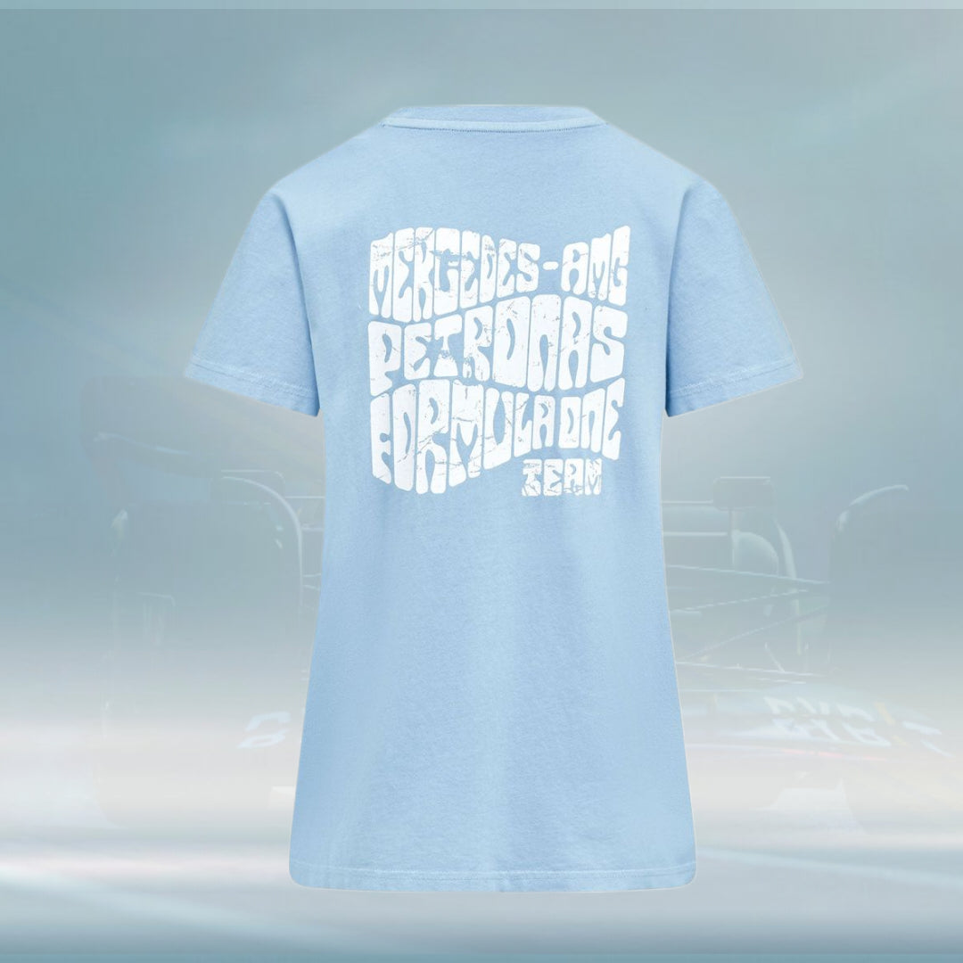 2023 Mercedes AMG Germany F1 Ladies Retro T-shirt - Rental Sports