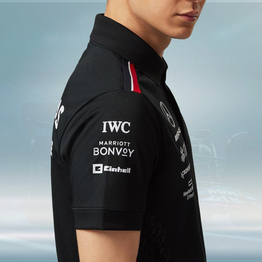 2023 Mercedes AMG Germany F1 Mens Team Polo Shirt - Rental Sports