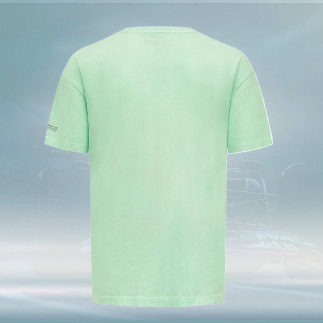 2023 Mercedes Germany AMG F1 Mens Retro T-shirt - Rental Sports