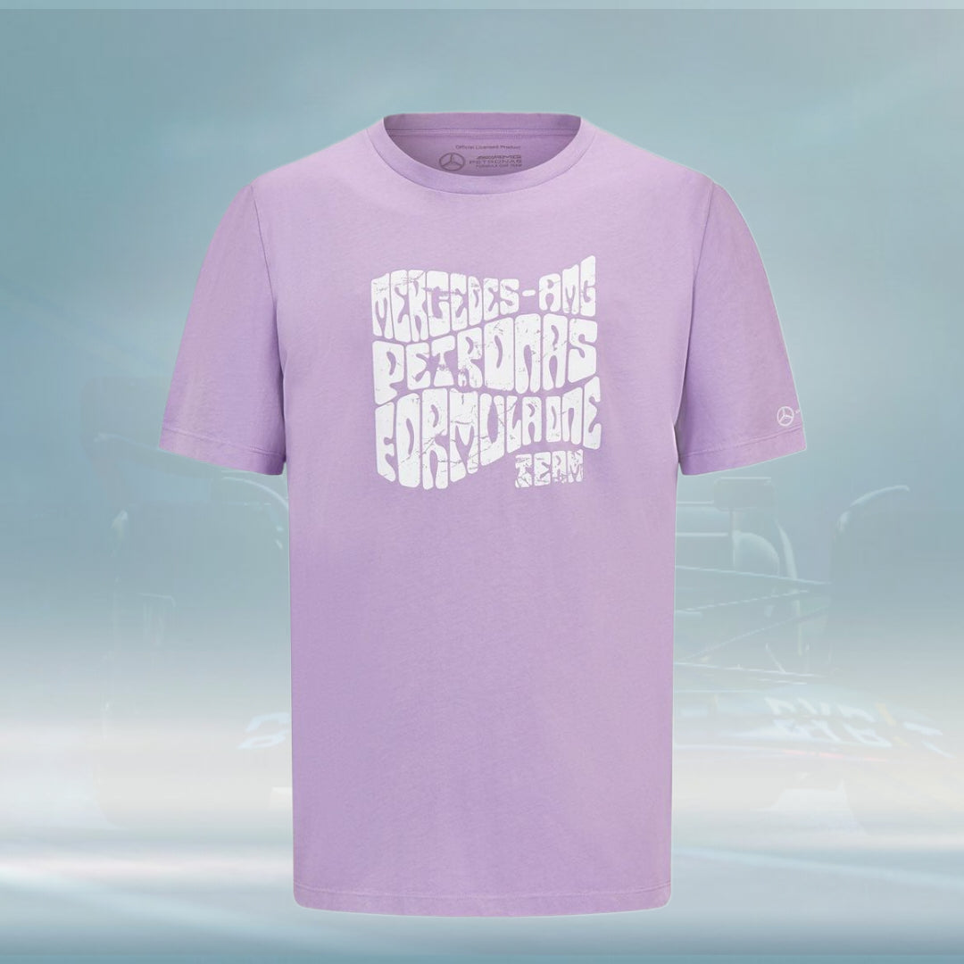 2023 Mercedes Germany AMG F1 Mens Retro T-shirt - Rental Sports
