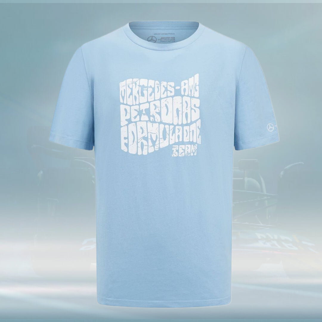 2023 Mercedes Germany AMG F1 Mens Retro T-shirt - Rental Sports