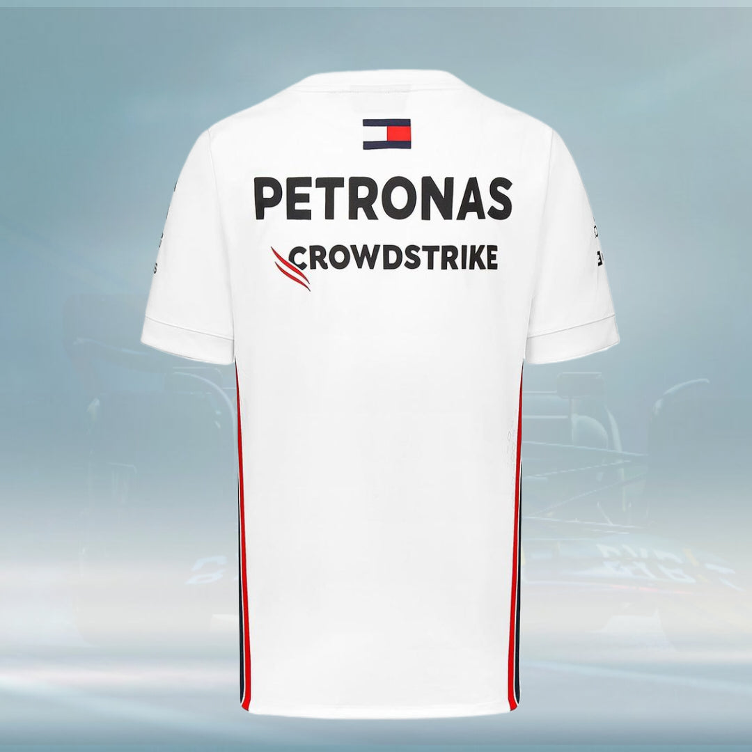 2023 Set Up Team Mercedes AMG F1 Men's T-shirt - Rental Sports