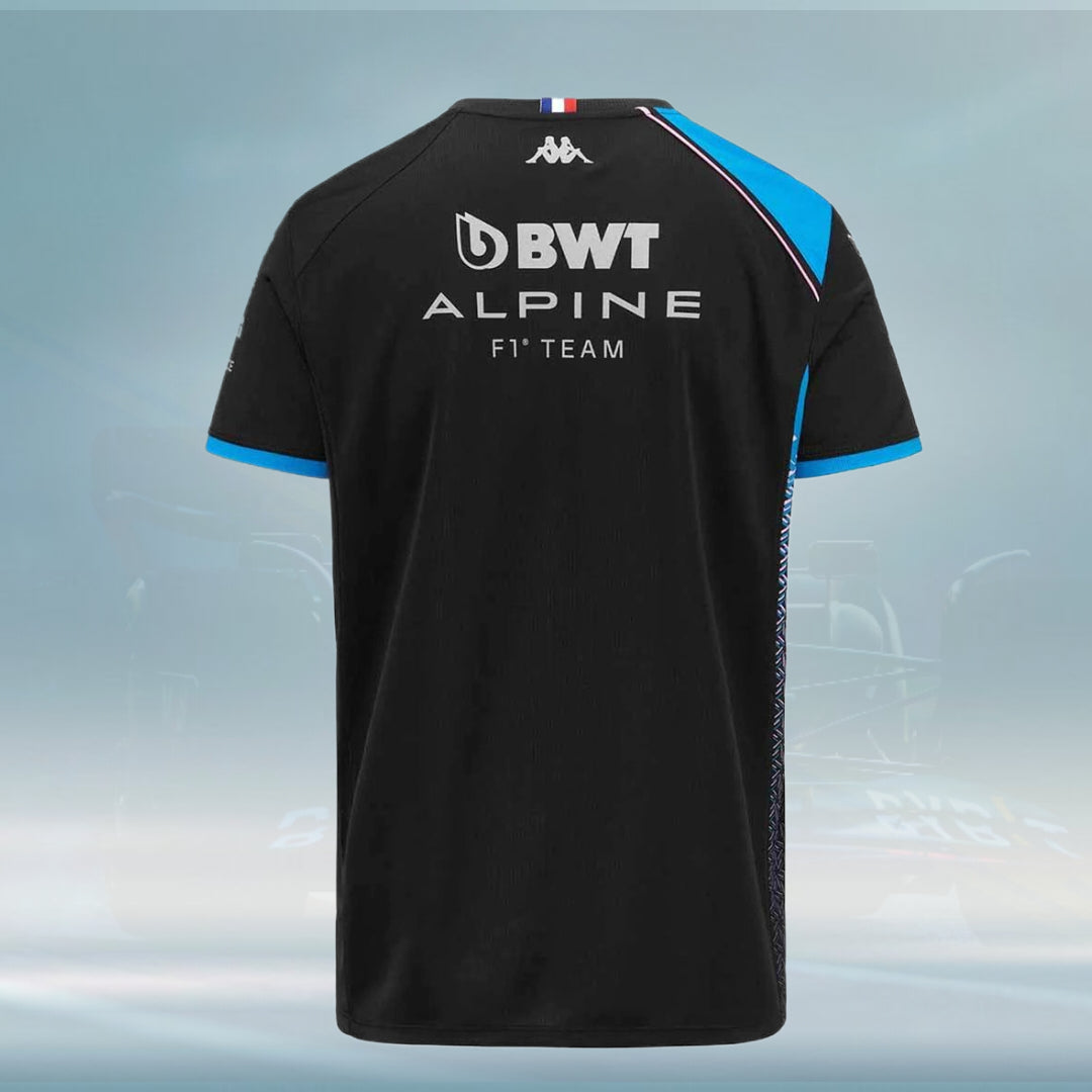 2023 Team T-shirt Race Team black Alpine Racing F1 - Rental Sports