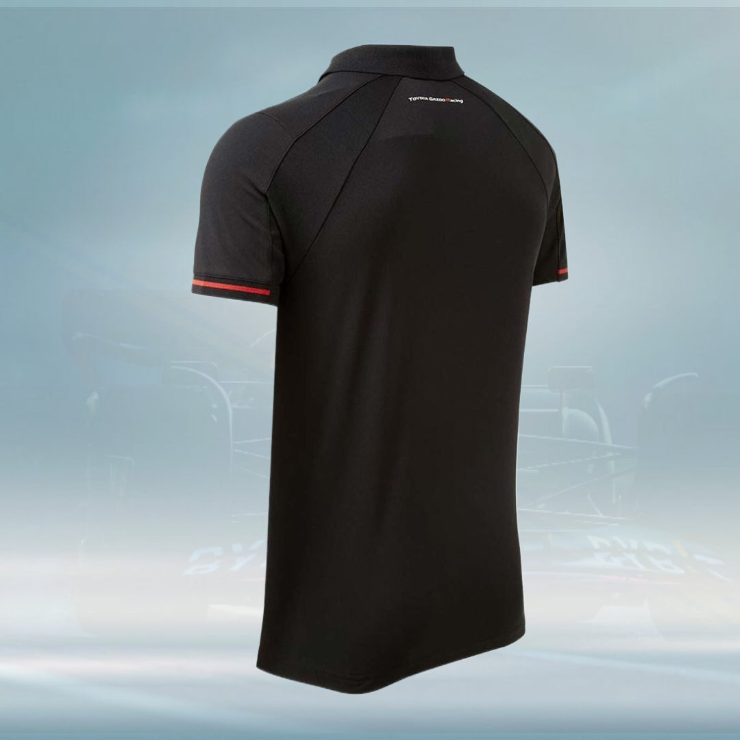 Toyota Japan Men's Racing Polo Shirt Black - Rental Sports