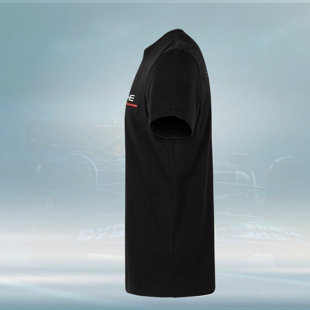 Porsche Germany Mens Logo T-Shirt Black