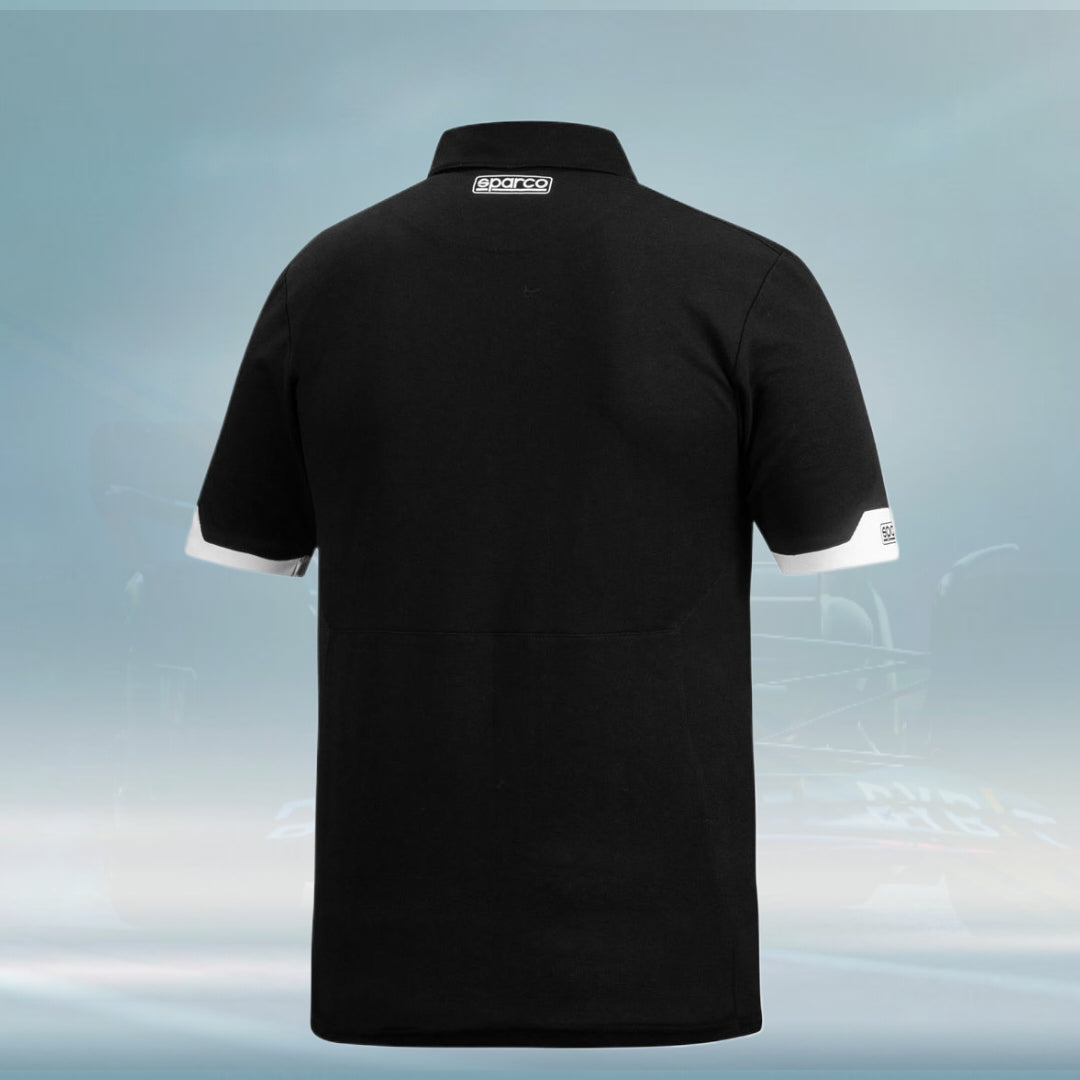 Sparco MY22 Italy Mens Zip Poloshirt - Rental Sports