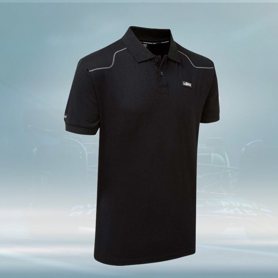 Toyota Japan Men's Classic Polo Shirt Black - Rental Sports