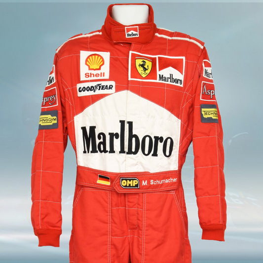 1997 Michael Schumacher Race Winning Canadian Grand Prix Scuderia Ferrari F1 Suit
