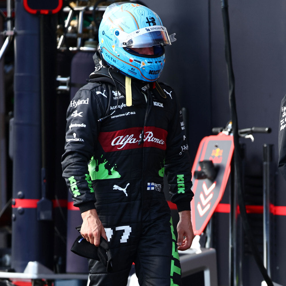 VALTTERI BOTTAS 2023 ALFA ROMEO F1 TEAM KICK RACE SUIT - BELGIAN GP - Rental Sports