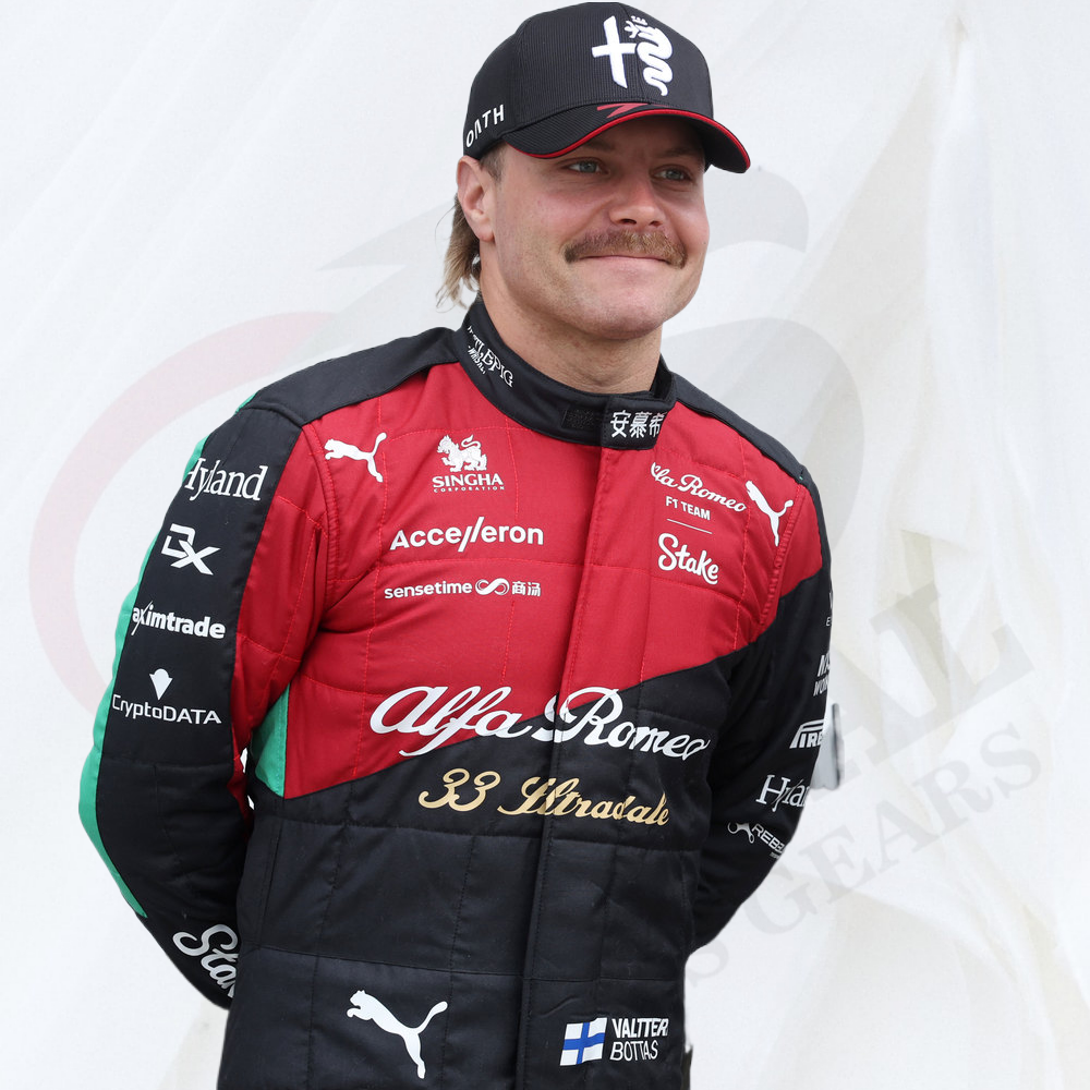 2023 VALTTERI BOTTAS MONZA GP ALFA ROMEO F1 RACE SUIT - Rental Sports