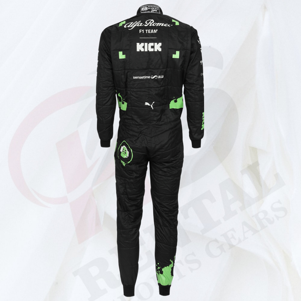 ZHOU GUANYU F1 TEAM RACE SUIT BELGIAN GP ALFA ROMEO 2023 - Rental Sports