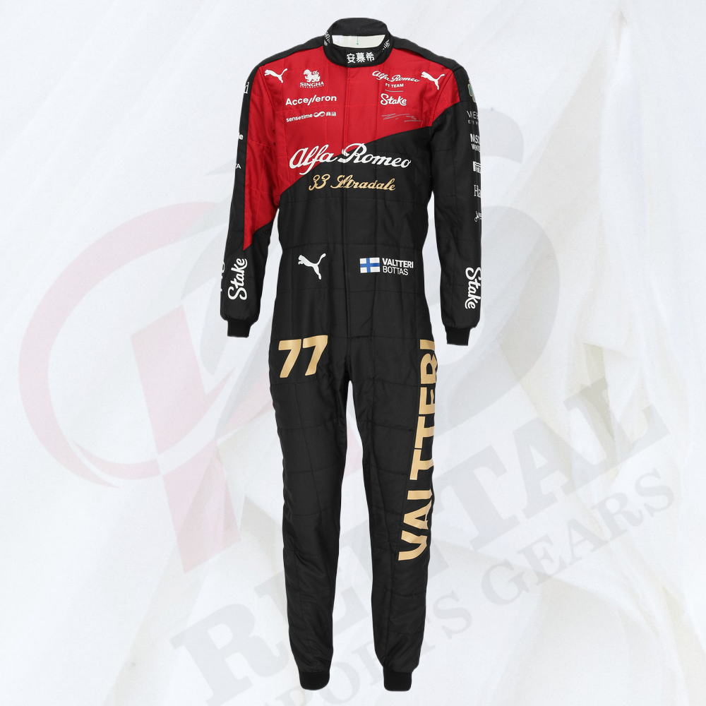 2023 VALTTERI BOTTAS MONZA GP ALFA ROMEO F1 RACE SUIT - Rental Sports