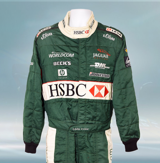 2000 Eddie Irvine Race Jaguar Racing F1 OMP Suit