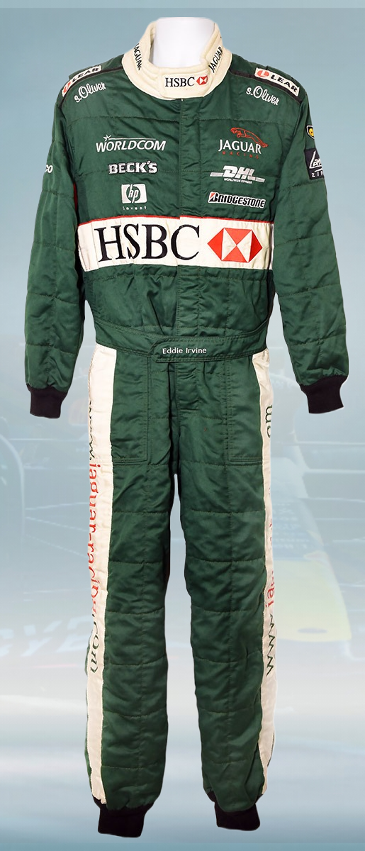2000 Eddie Irvine Race Jaguar Racing F1 OMP Suit