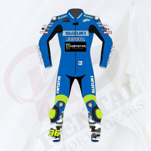 JOAN MIR SUZUKI MOTORCYCLE MOTOGP LEATHER SUIT 2021 - Rental Sports