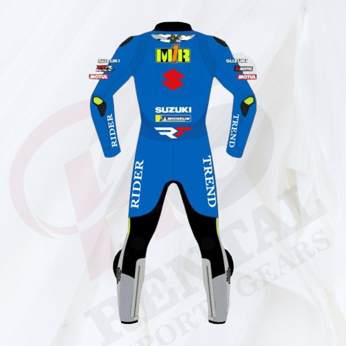 JOAN MIR SUZUKI MOTORCYCLE MOTOGP LEATHER SUIT 2021 - Rental Sports